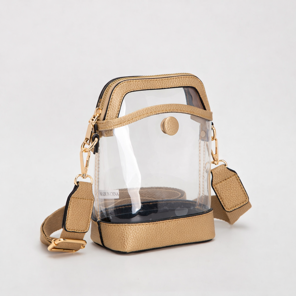 Game Day Stadium Button Style Clear Bags