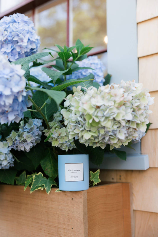 Hotel Lobby Candle - Nantucket Wild Rose & Sea - Luxury Soy Candle - 9.75 oz