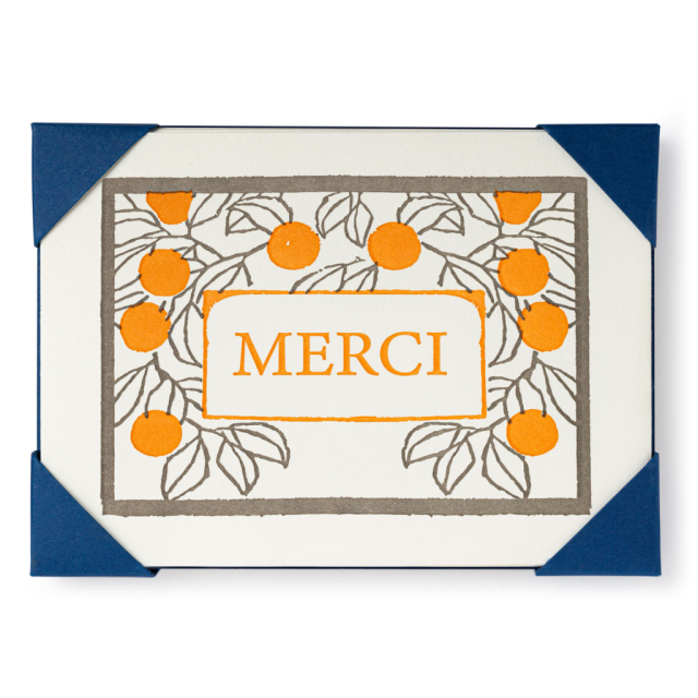 Merci Oranges | Notelet Card (5-Pack)