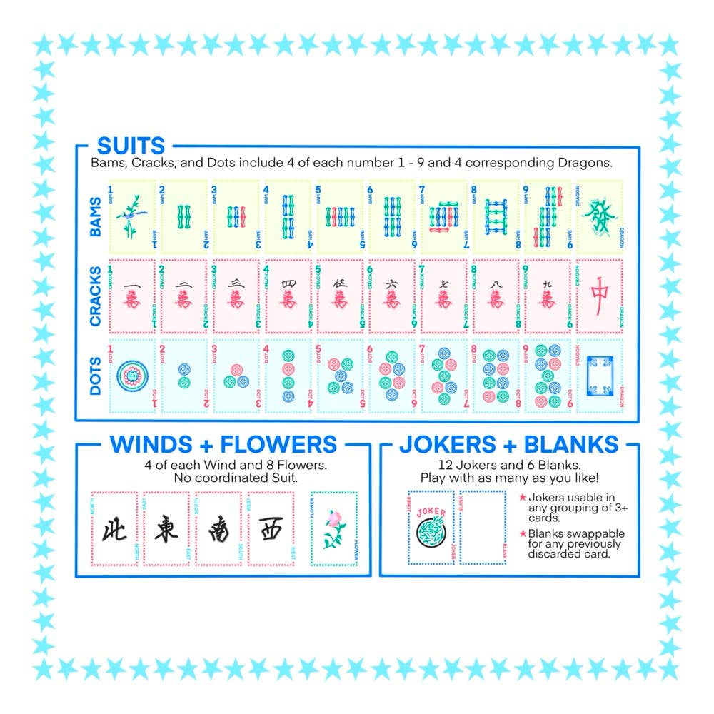 Classic Mahjong Card Deck