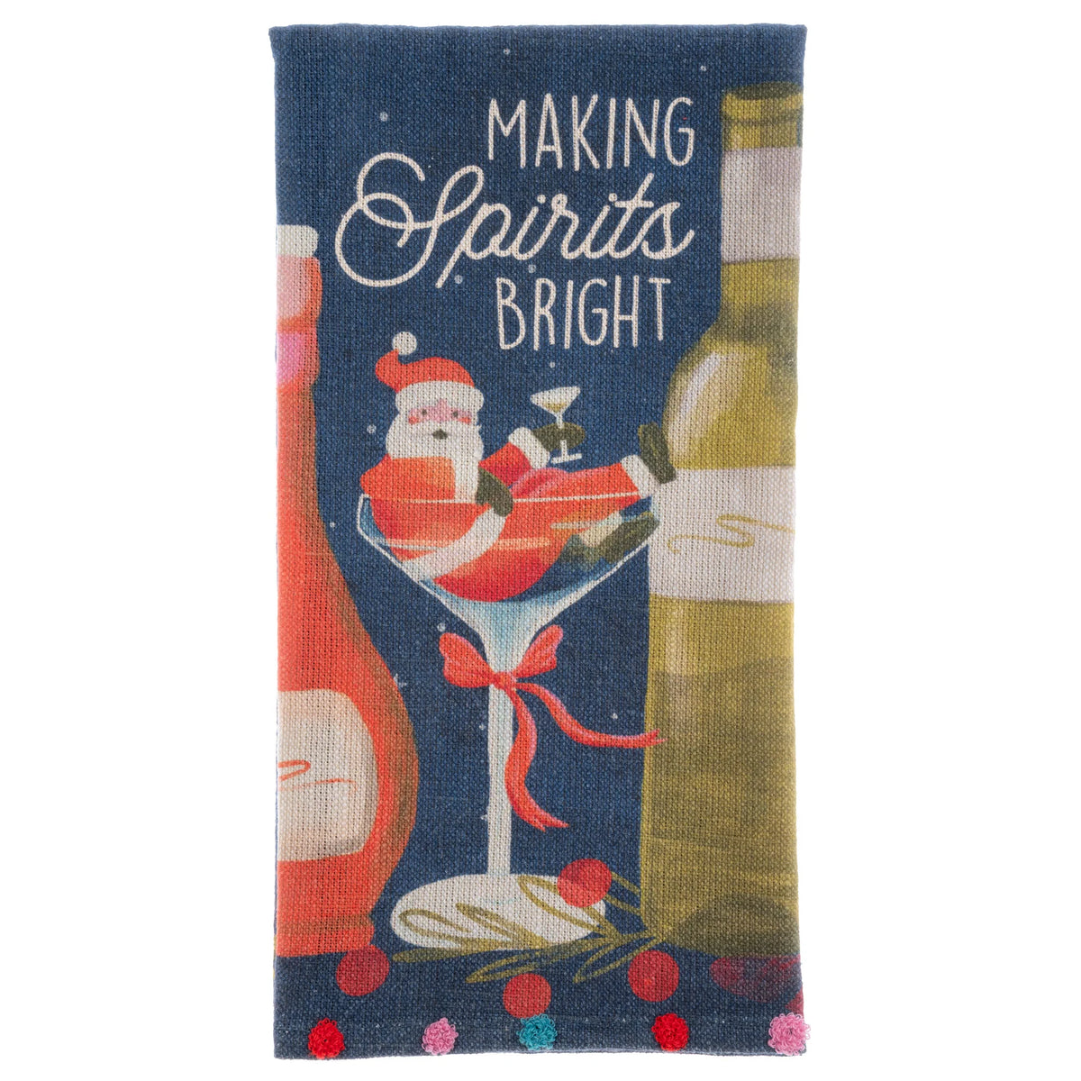Holiday Tea Towel – Making Spirits Bright