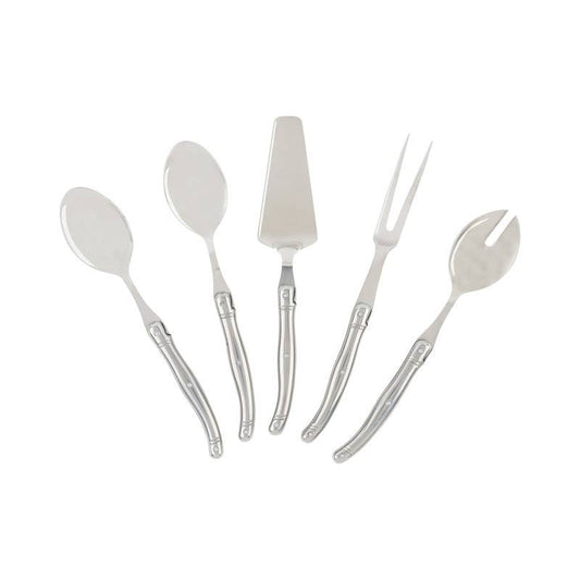 5 Piece Hostess Set - Stainless Steel