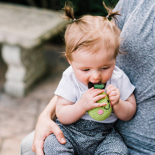 Pear Baby Rattle