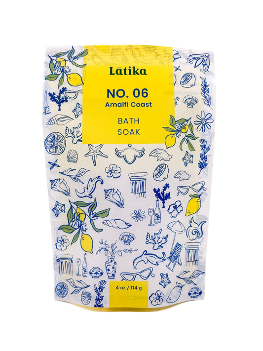 Amalfi Coast Vegan Milk Bath Soak – Citrus & Ocean Scent 🍋