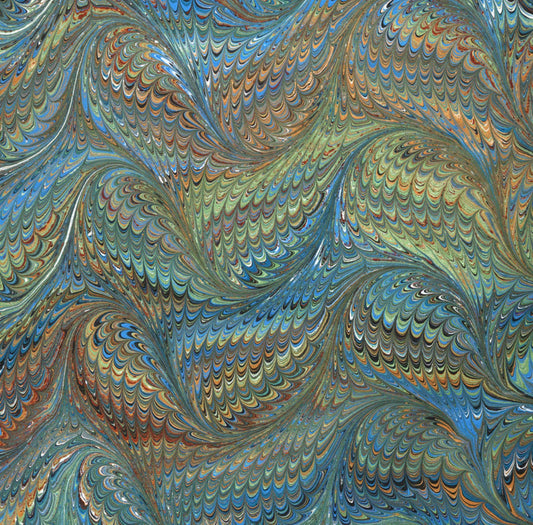 Marble Wallpaper Water Cocktail Napkin