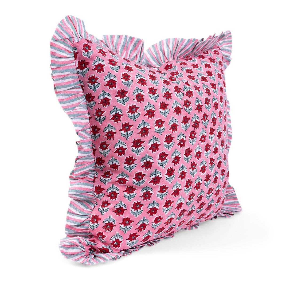Sabrina Ruffle Throw Pillow