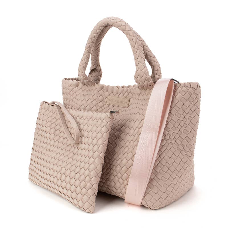 Parker & Hyde - Classic Woven Tote - Petal