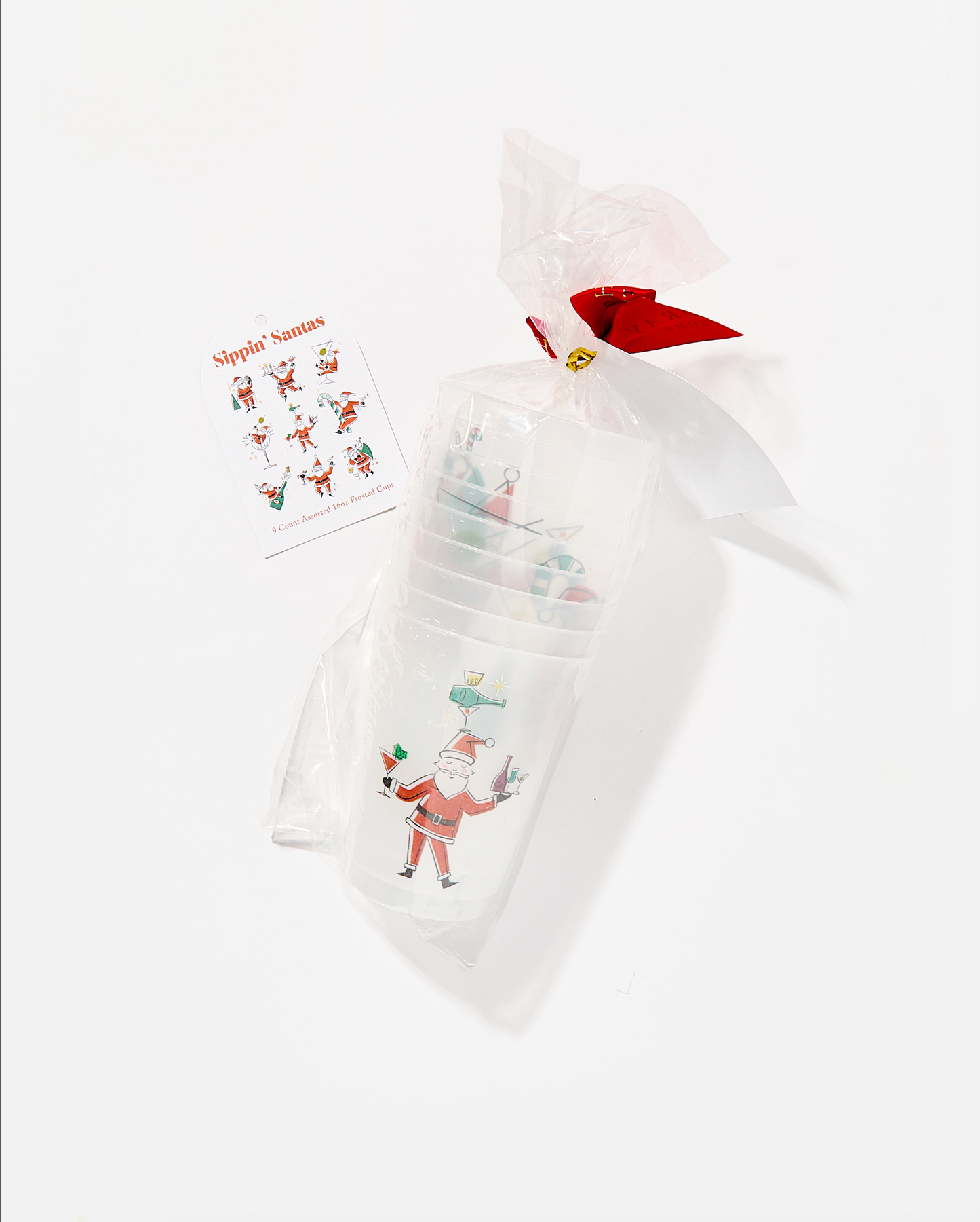 Sippin' Santas Frosted Cups