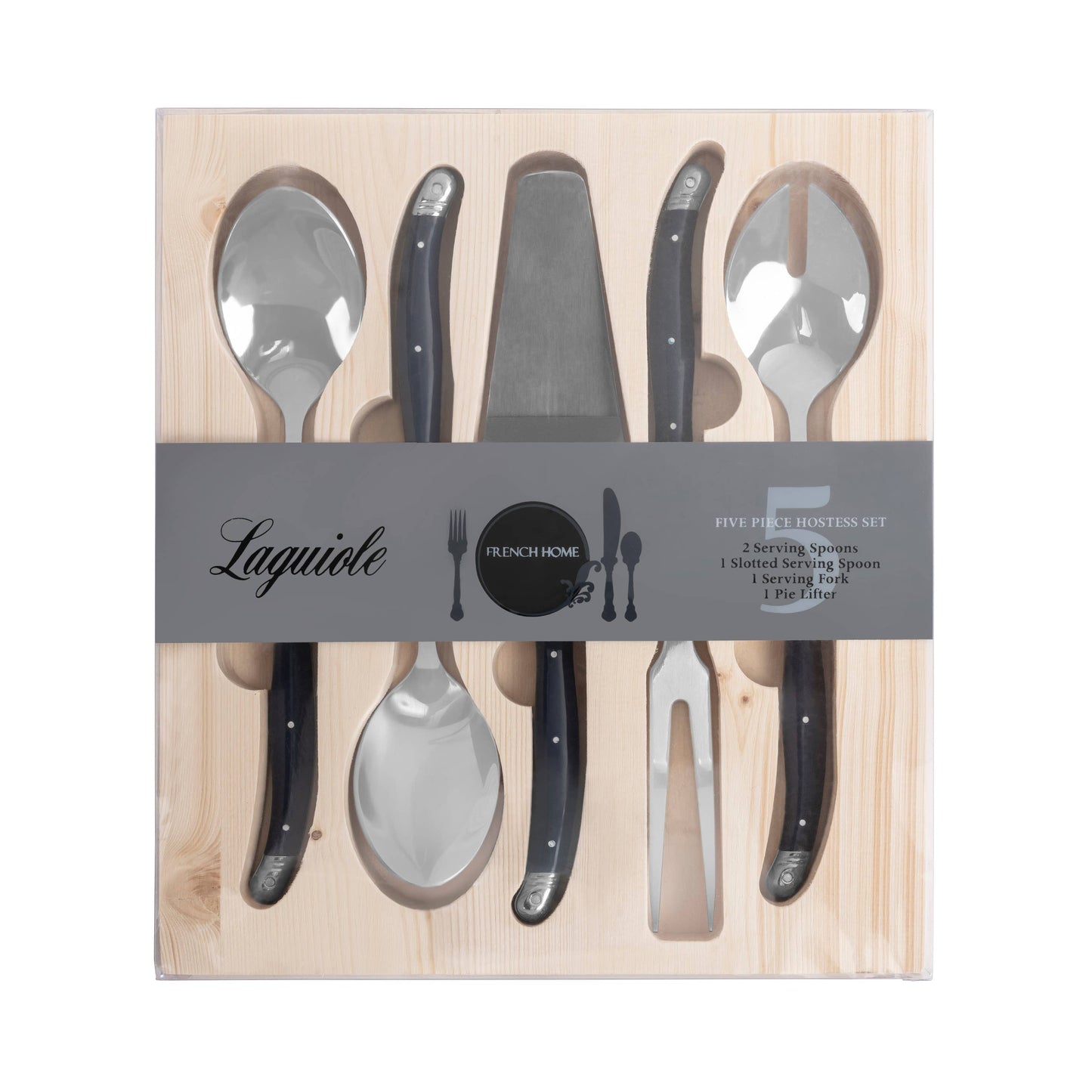 5-Piece Tortoise Shell Hostess Set