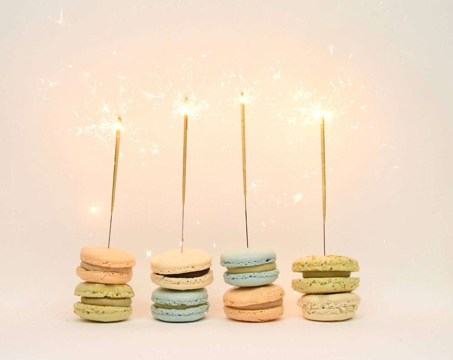 Gold Sparkler Candles - Birthday - Set of 10