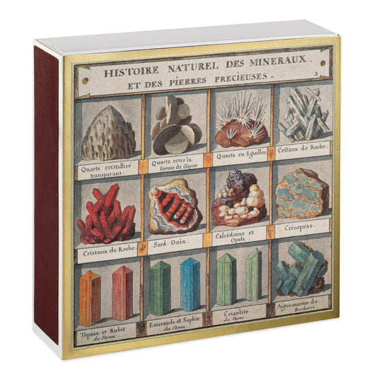Natural History Museum Minerals | Square Safety Matches