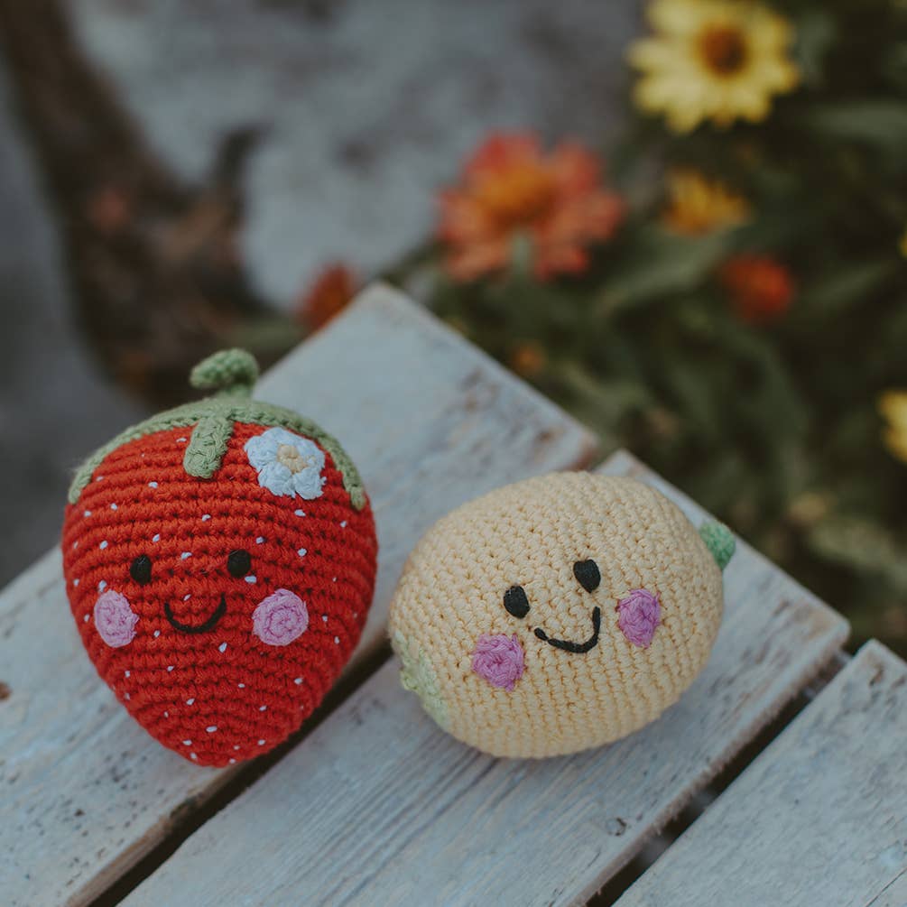 Happy Lemon Baby Rattle