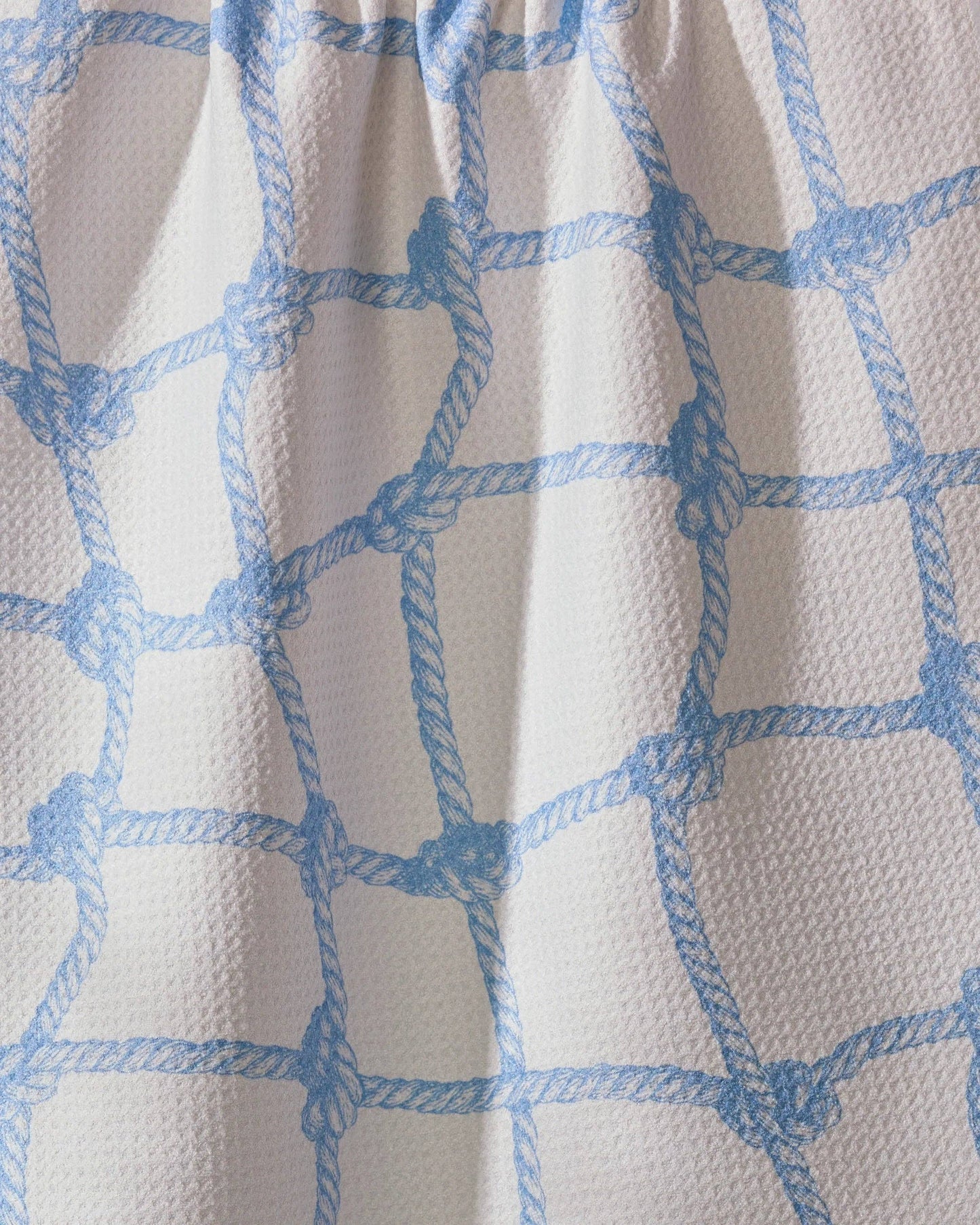 Geometry - Tethered Blue Tea Towel