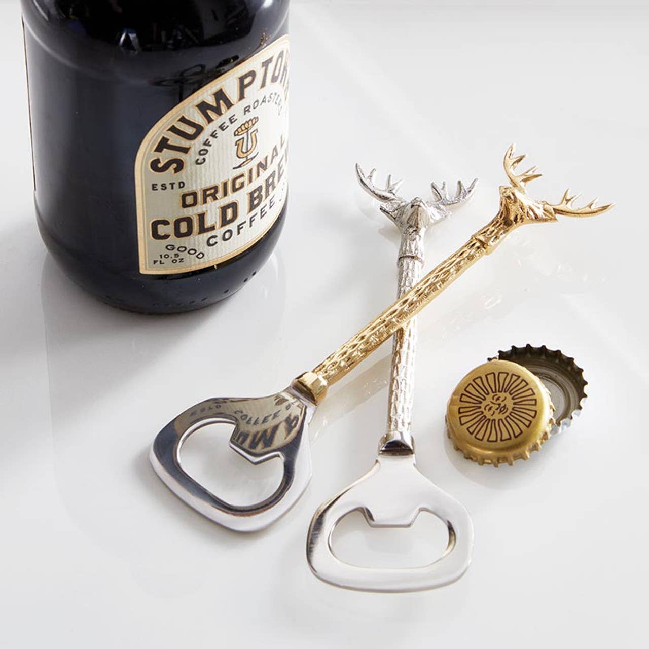 Stag Bottle Opener - Gold