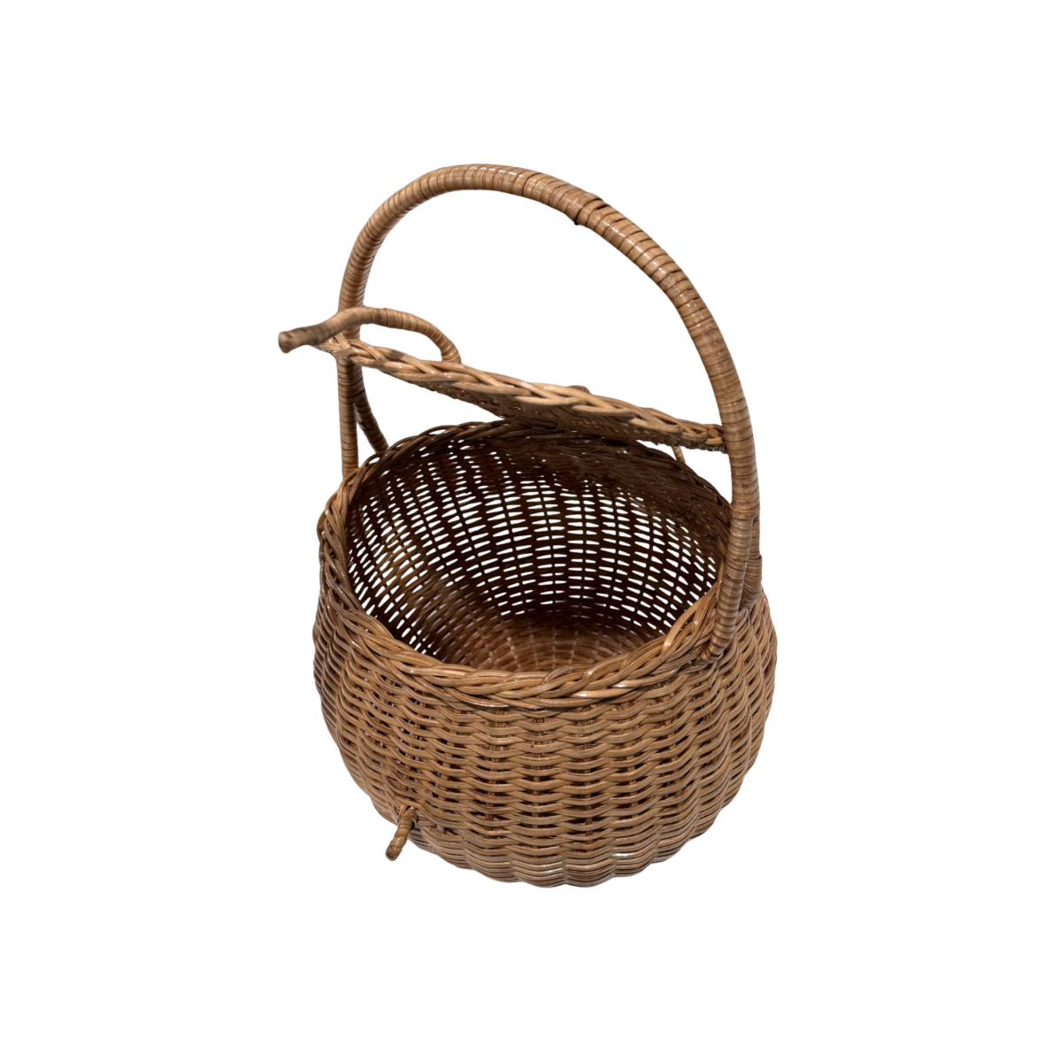 Round Lidded Basket