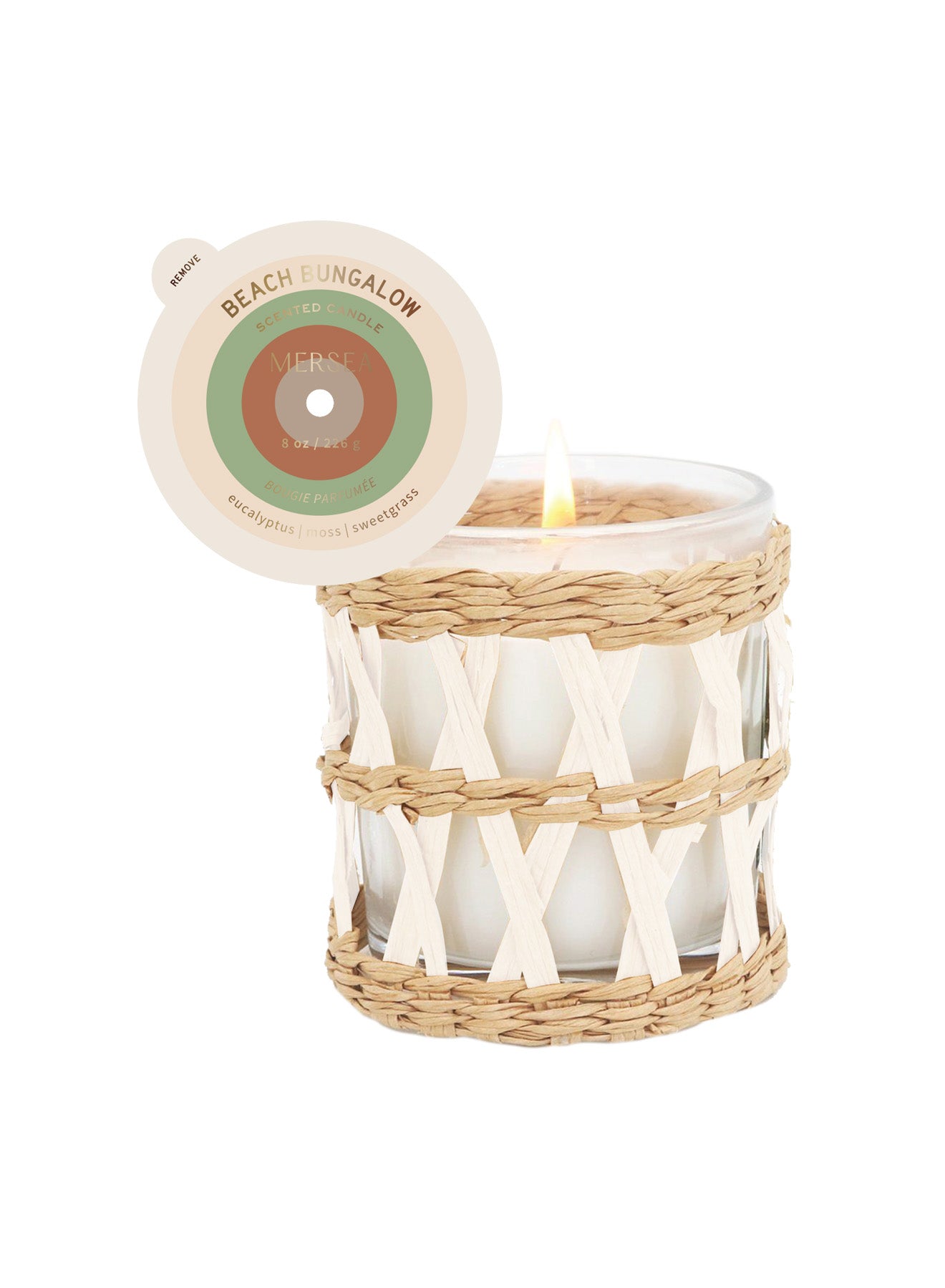 Beach Bungalow Seagrass Candle