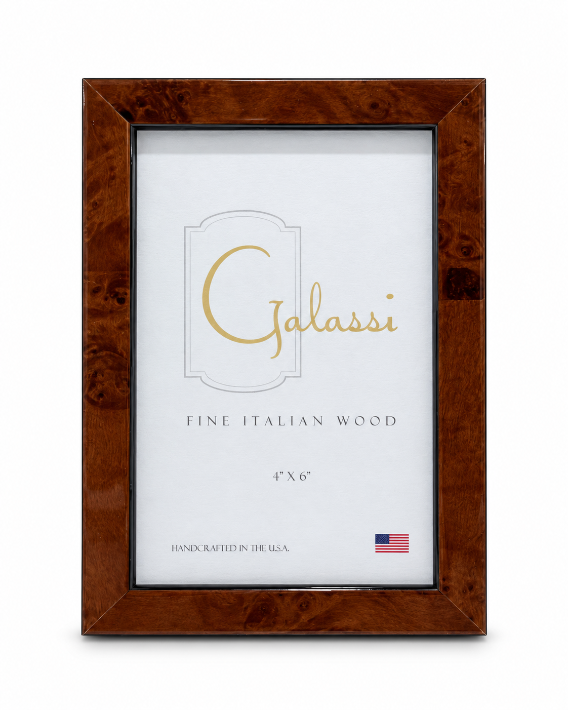 4x6 Chestnut Burl Picture Frame