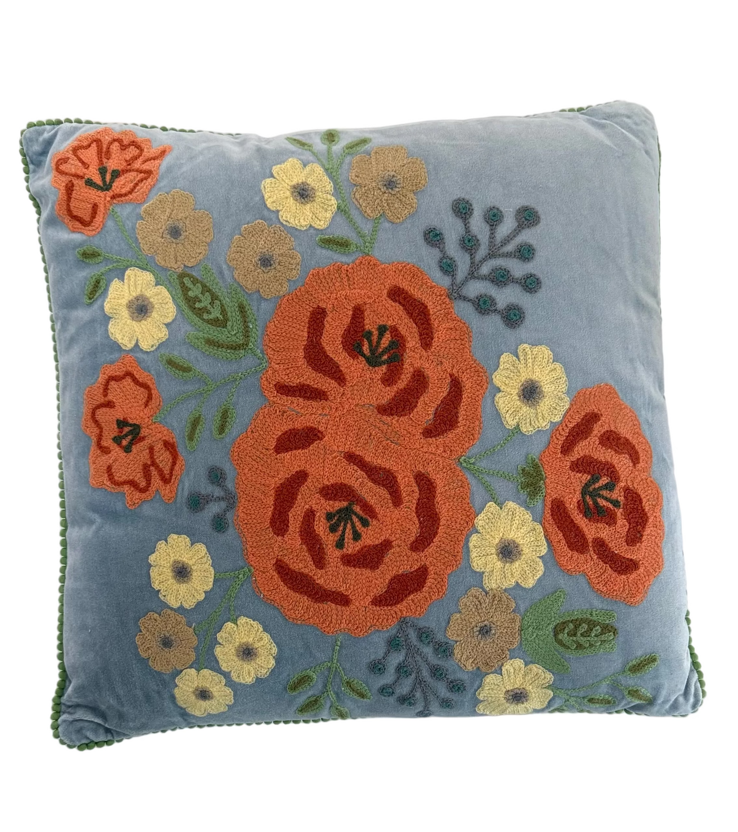 Floral Velvet Pillow