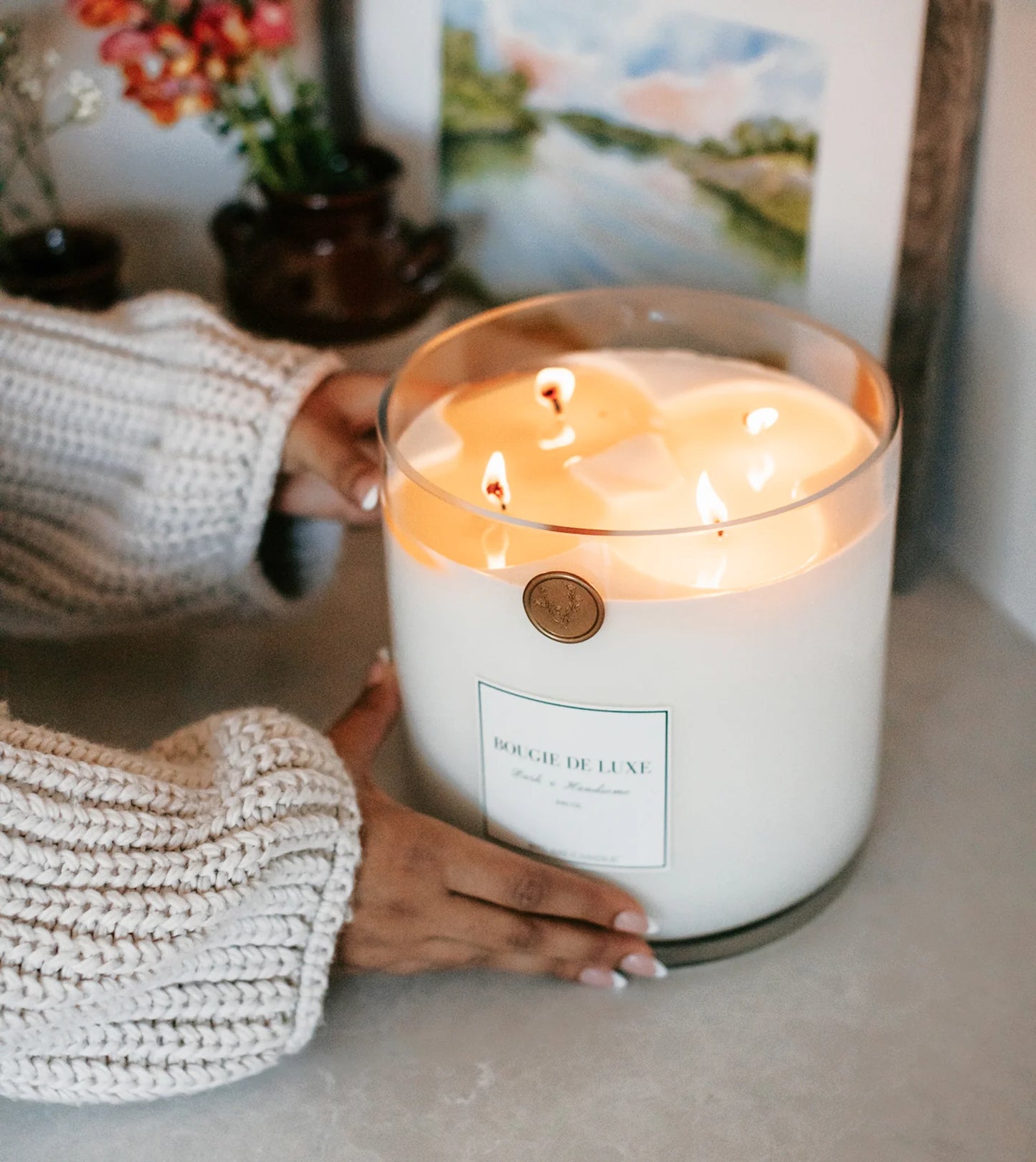 Dark and Handsome Candle