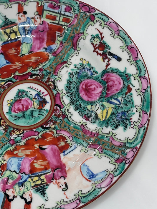 Vintage Rose Medallion Plate