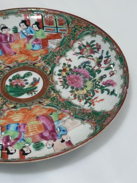 Antinque Rose Medallion Plate