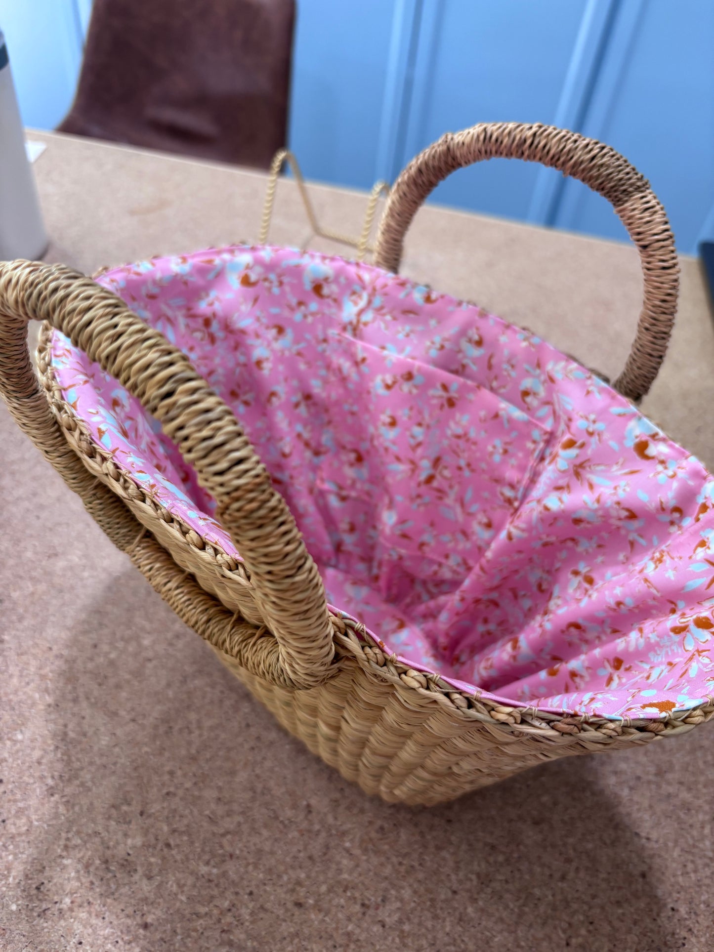 Collab Handbag - Pink Floral