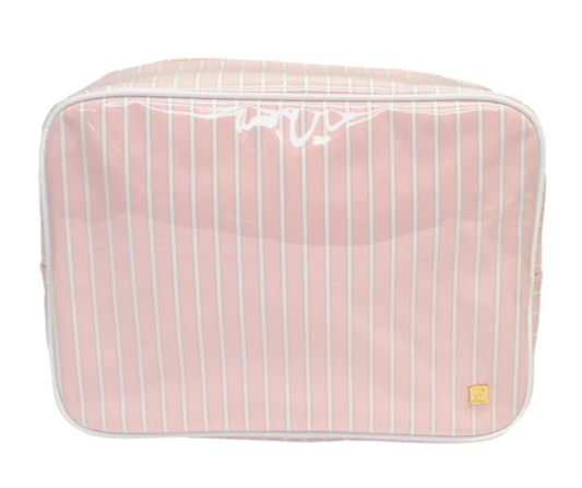 XL Shell Stripe Glam Bag