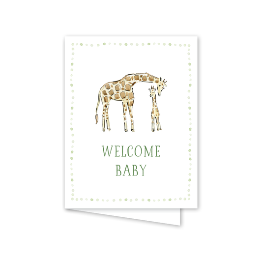 Dogwood Hill- Zoo in the City Baby Card