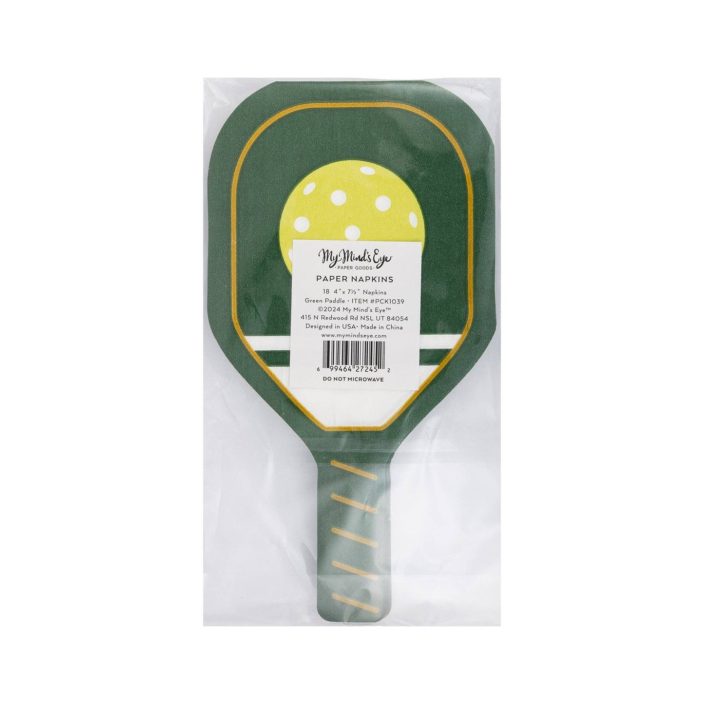 Green Paddle Paper Dinner Napkin