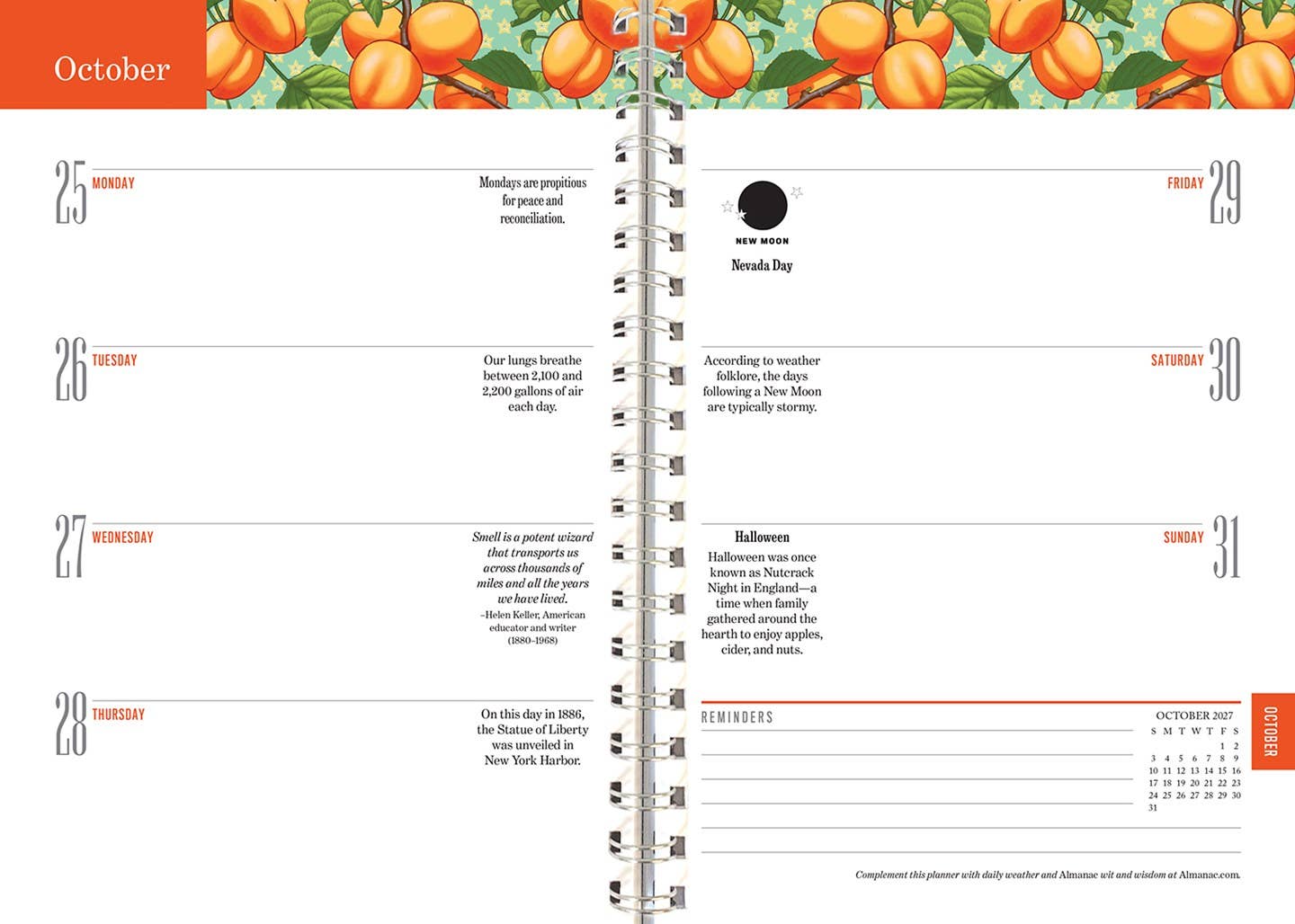 2027 Old Farmer's Almanac Planner, The
