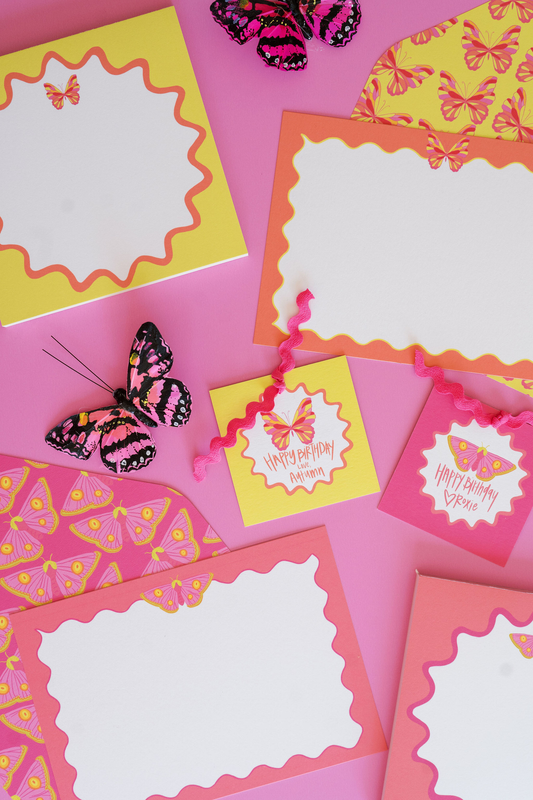 Pink Boot Stationery