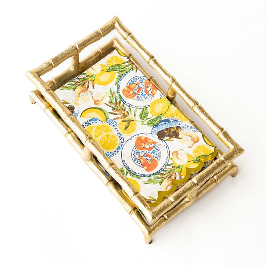 Lemon Santorini Paper Towel