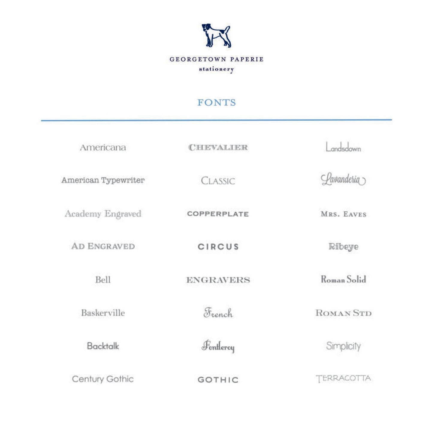 Georgetown Paperie - Sneaker - Flat Note Cards