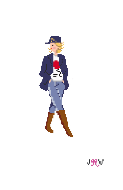 PRincess Diana Blazer Needlepoint Canvas