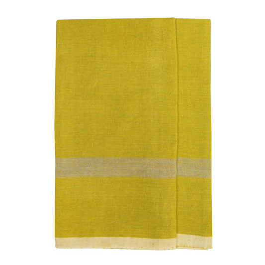 Lime & Grey Linen Kitchen Towels