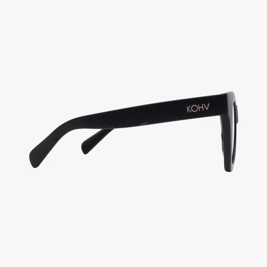 BAILEY GLOSS BLACK Polarized Oversized Square Sunglasses