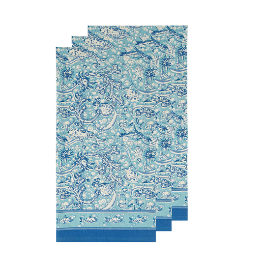 La Mer Aqua Tea Towels