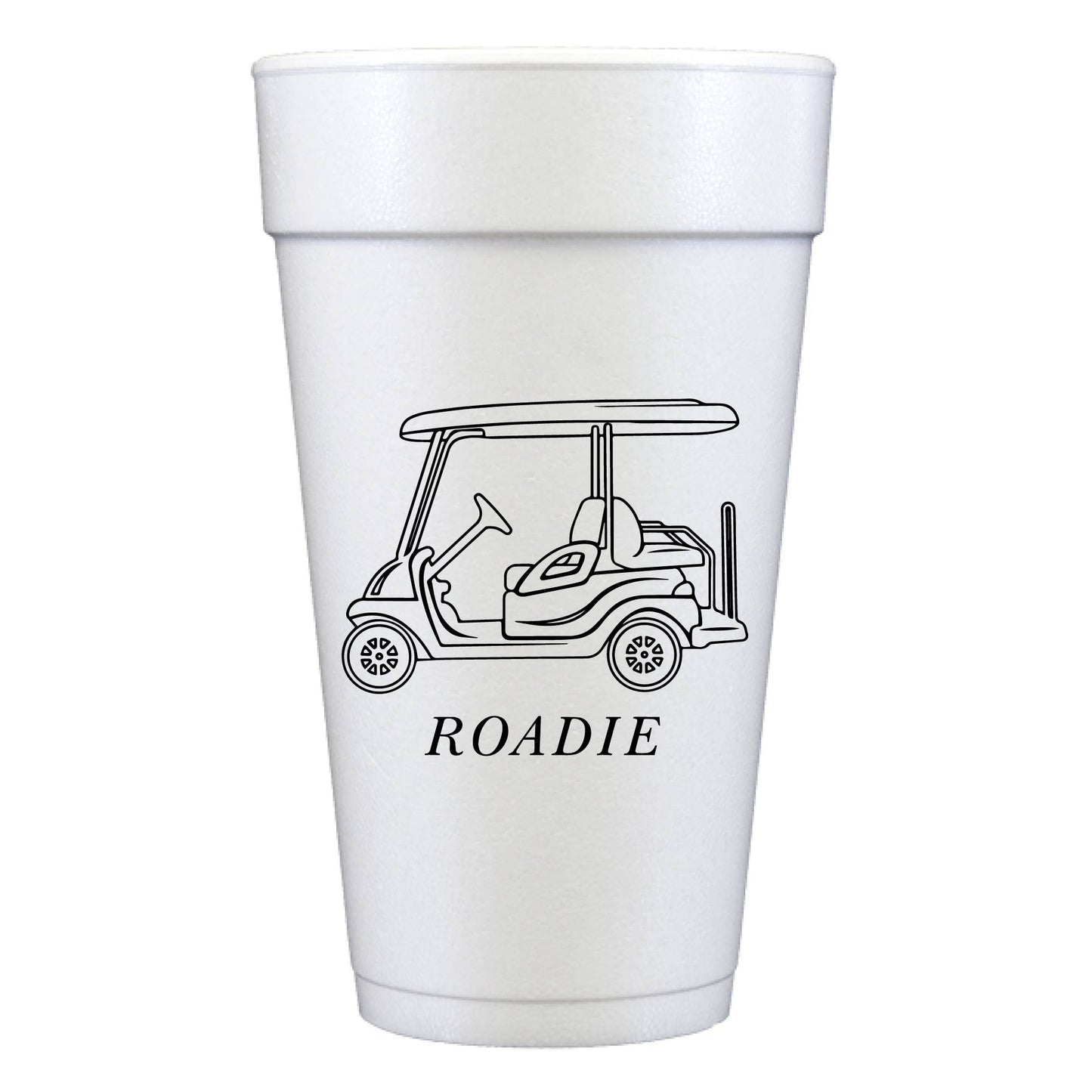Golf Cart Roadie Masters Foam Cups