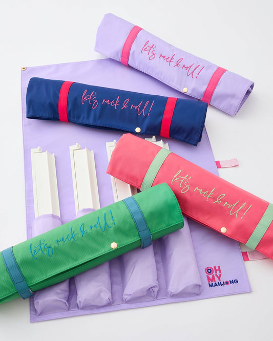Oh My Mahjong - Navy Let's Rack & Roll Bag