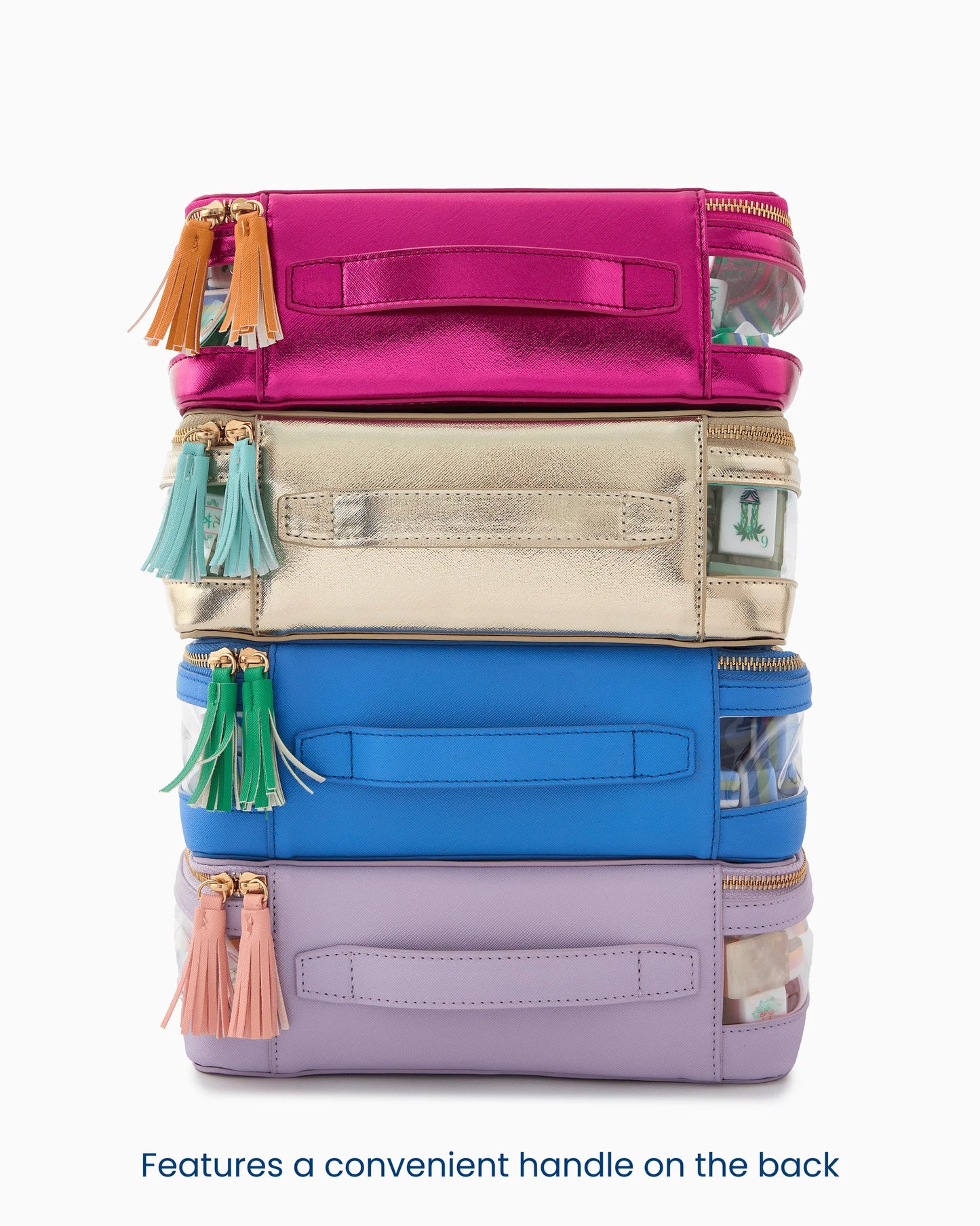 Blue Tile Storage Bag