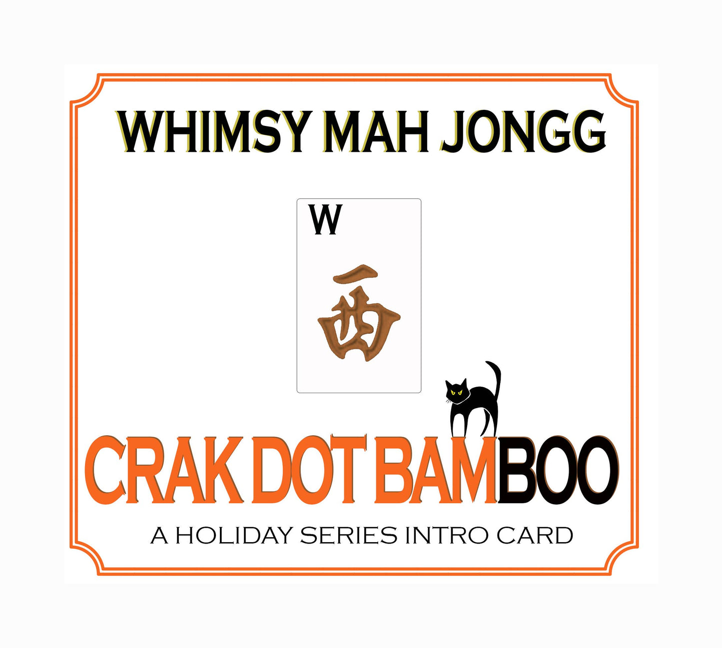 Crak Dot Bamboo Mahjong Card