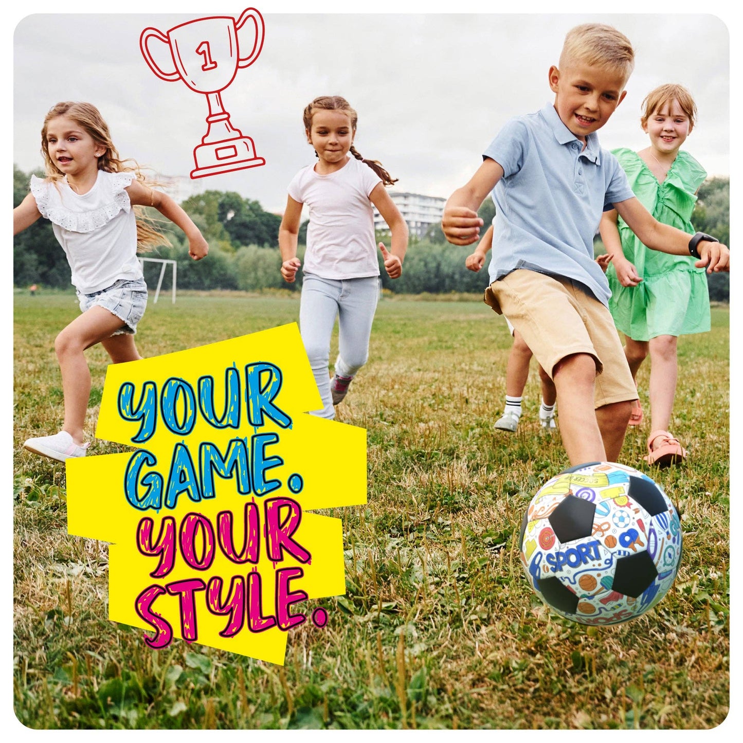 Soccer Ball Coloring Kit for Kids