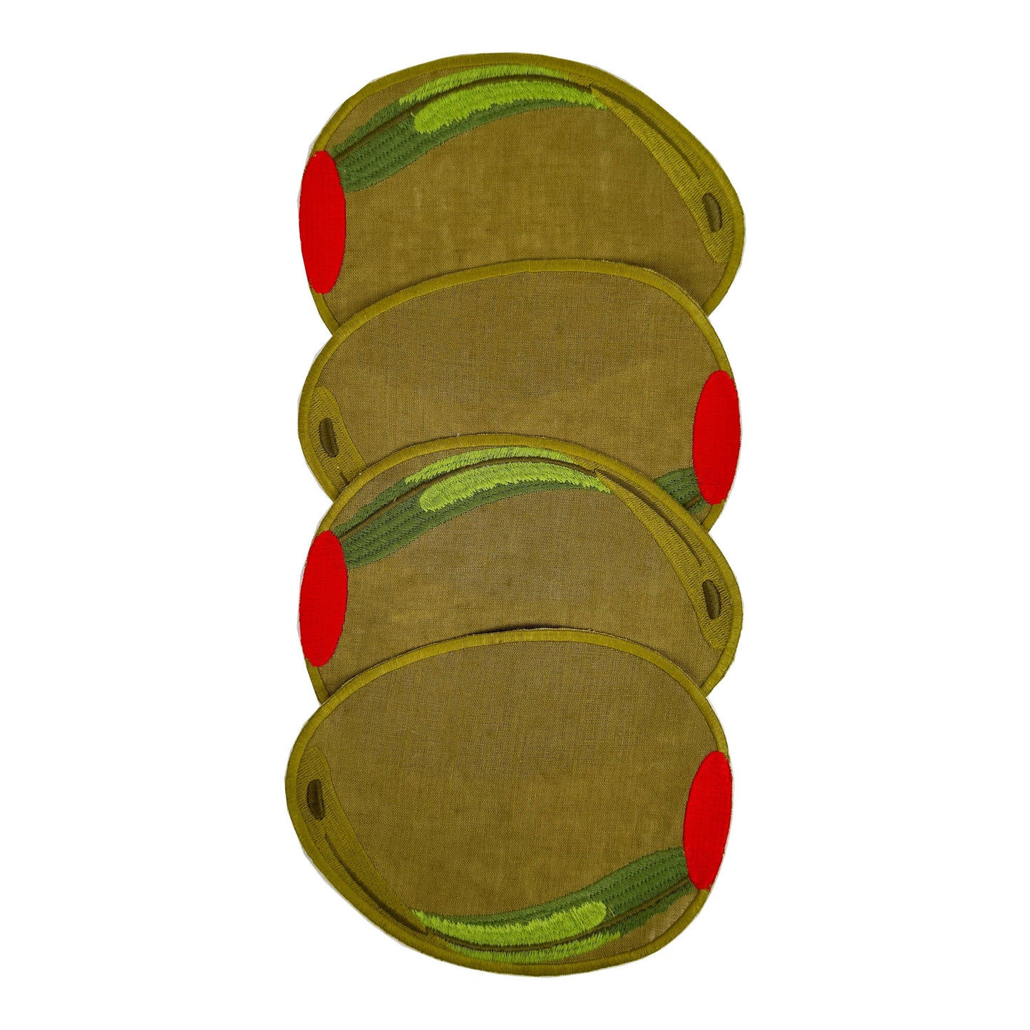 Olive Cocktail Napkins