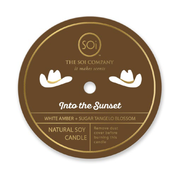 Into the Sunset (Cowboy Hat) 12oz Candle