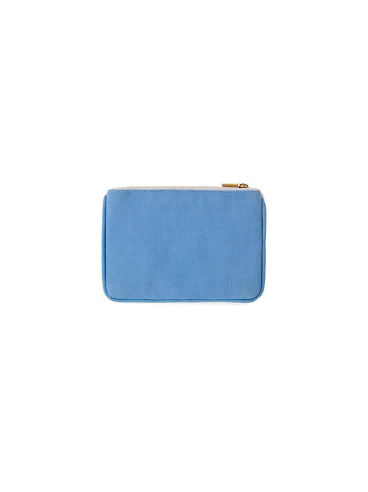 MARÉE BEADED COIN POUCH,BEIGE