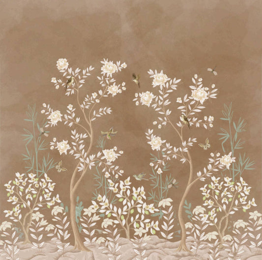 Neutral Forest Cocktail Napkin Fall  - Thanksgiving