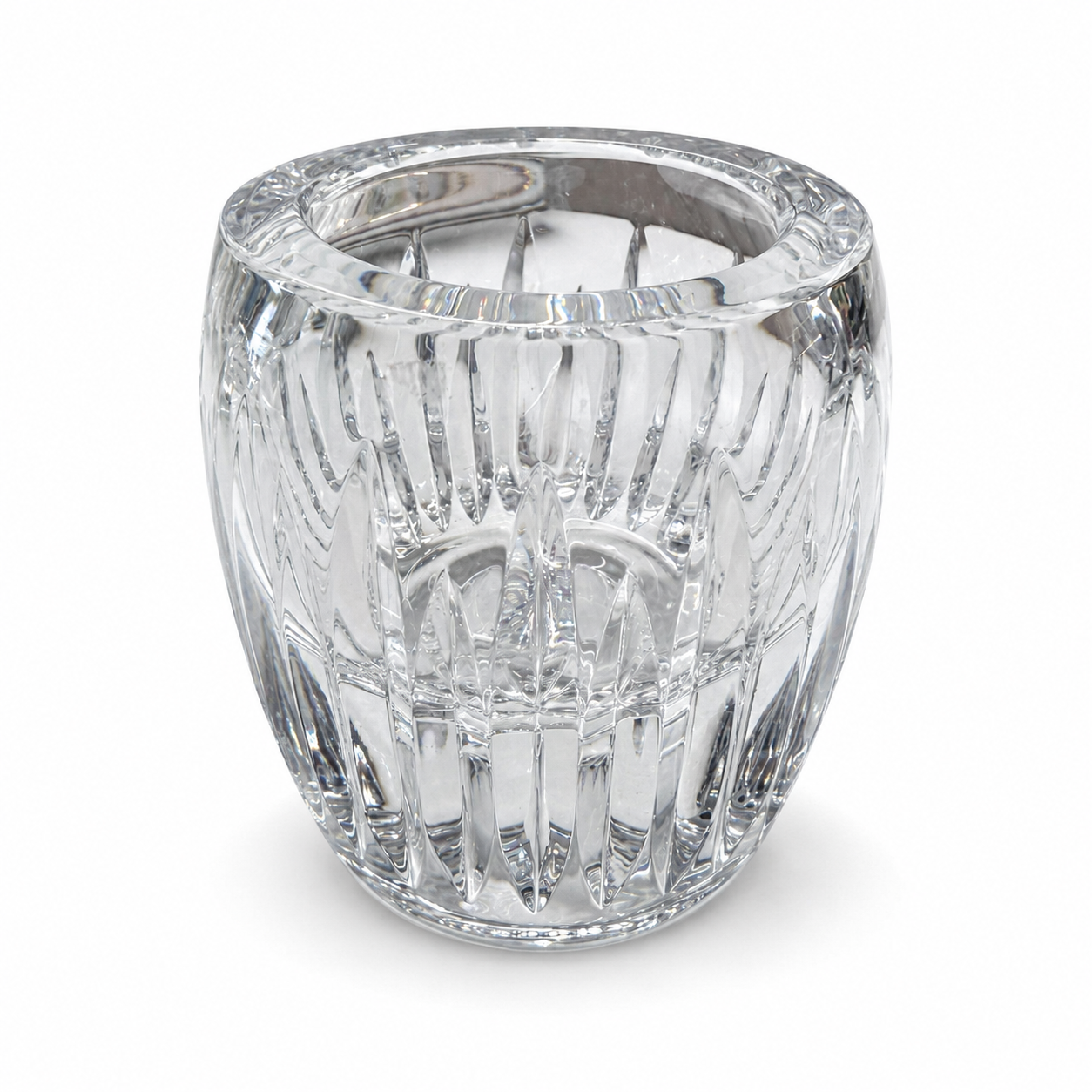 Vintage Small Heavy Crystal Vase