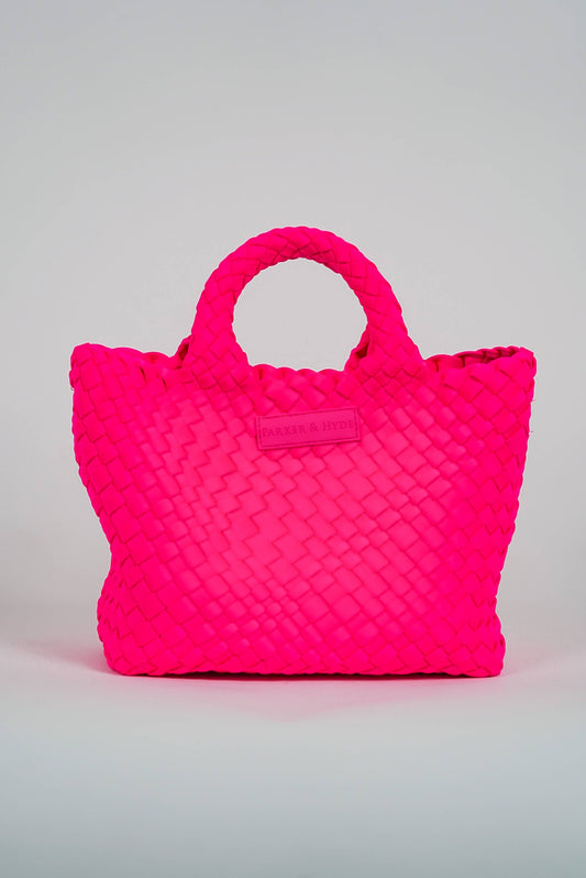 Mini Woven Neon Pink