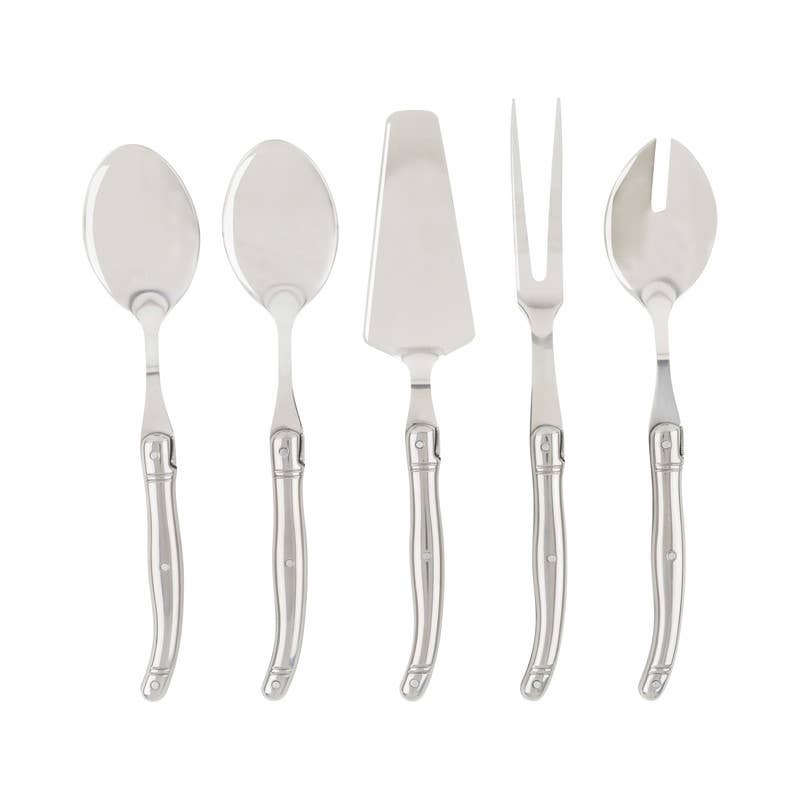 5 Piece Hostess Set - Stainless Steel