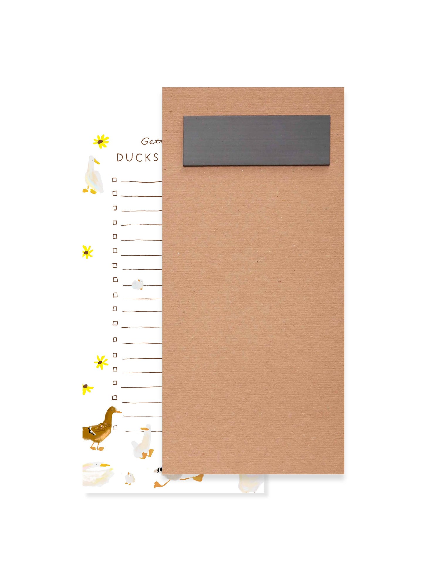 Ducks in a Row Listpad – Cute Magnetic To Do List Pad